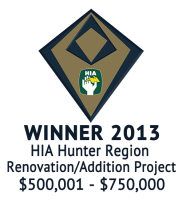 HIA Hunter 2013 Winner Renovation Addition 500-750k LMQH